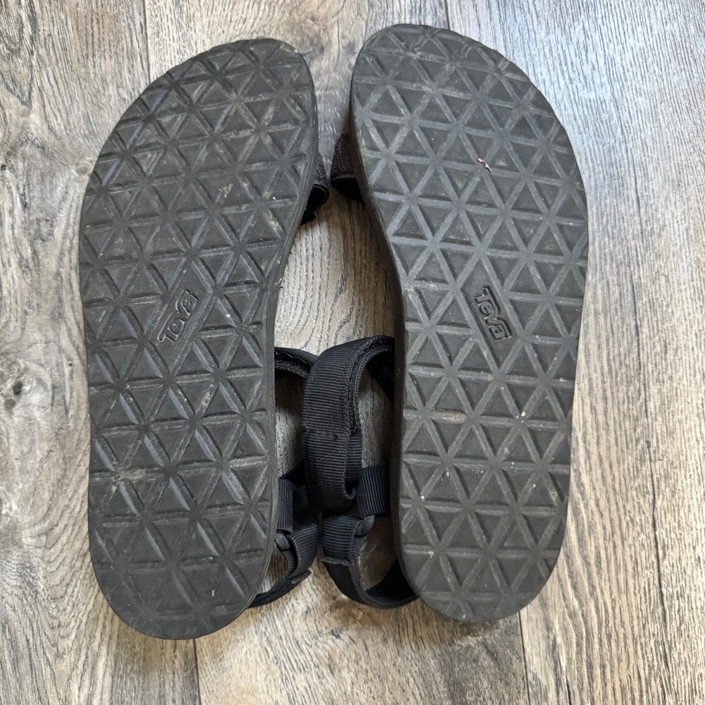 Teva Black Adventure Sandals - Picture 6 of 7